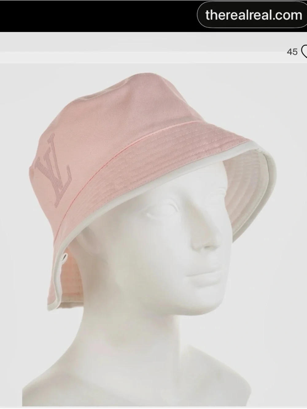 Casual Chic Louis Vuitton Pink Bucket Hat, Gently Loved!